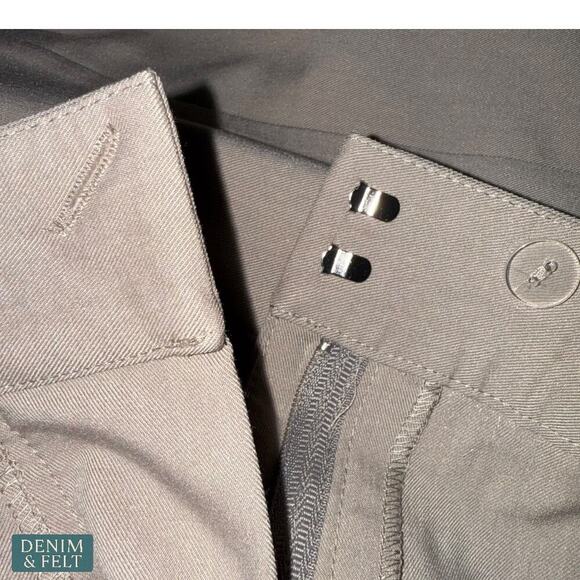 ASOS Design Curve Wide Leg Taupe Dress Pants Size 18 US High Rise Workwear - Picture 6 of 7